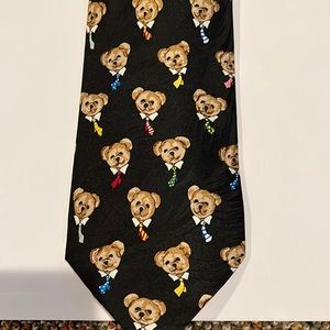 Vintage, teddy bear tie